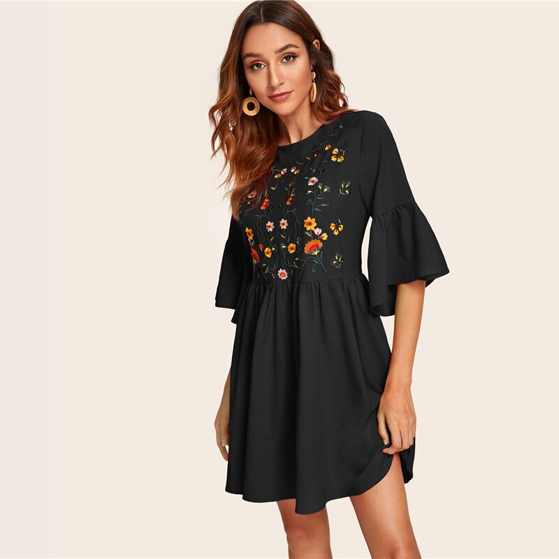 Women's Summer Embroidered Dress