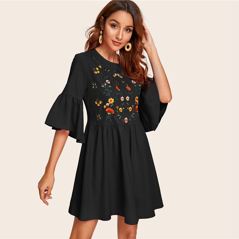 Women's Summer Embroidered Dress