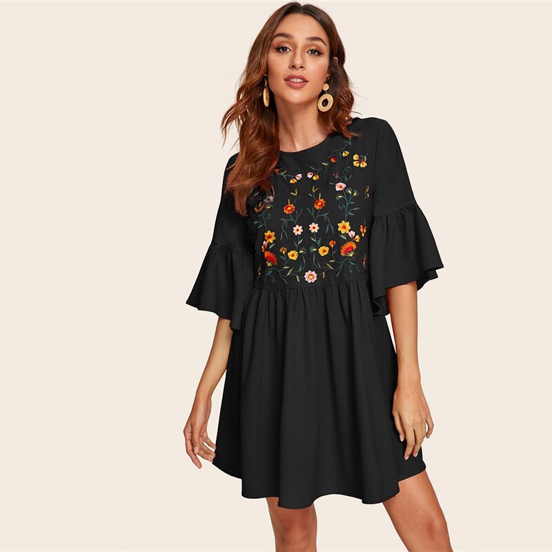 Women's Summer Embroidered Dress