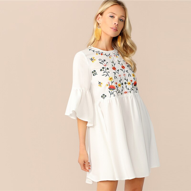 Women's Summer Embroidered Dress