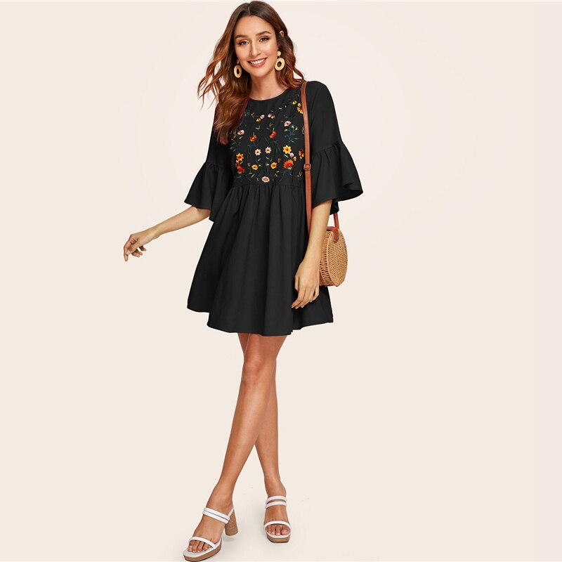 Women's Summer Embroidered Dress