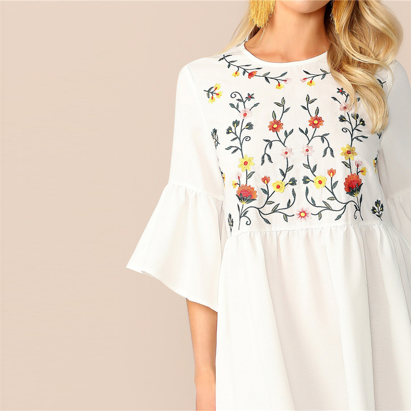 Women's Summer Embroidered Dress