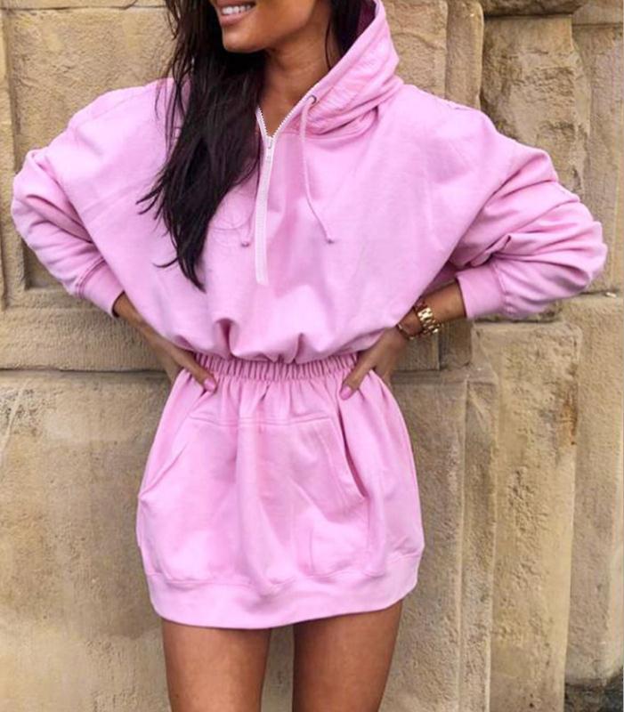 Women's Hooded Mini Dress