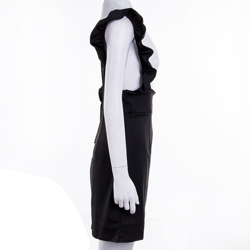 Women's Ruffled High Waist Dress