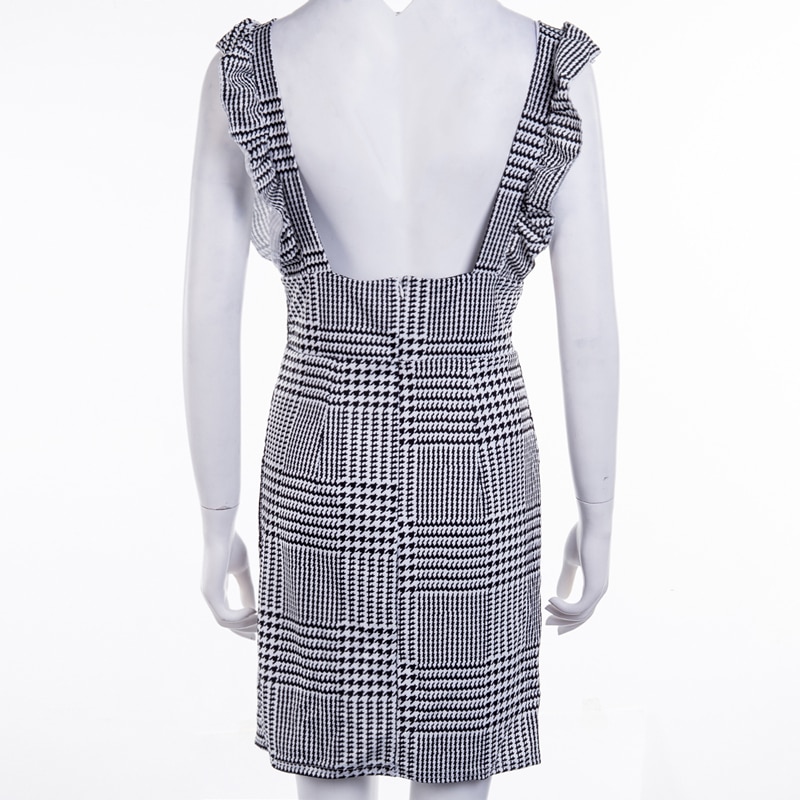 Women's Ruffled High Waist Dress