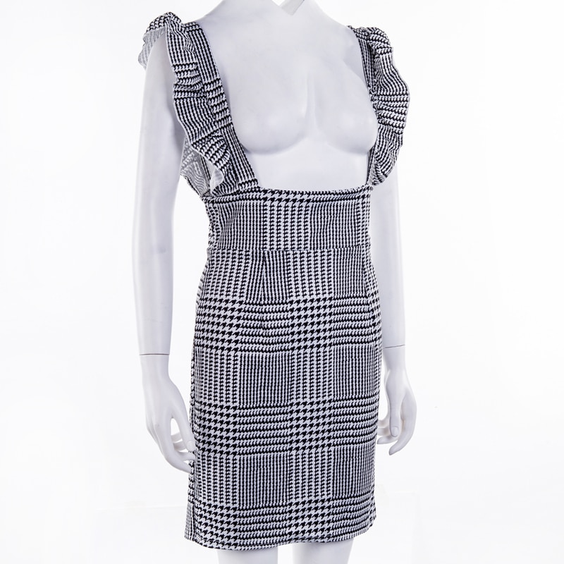 Women's Ruffled High Waist Dress