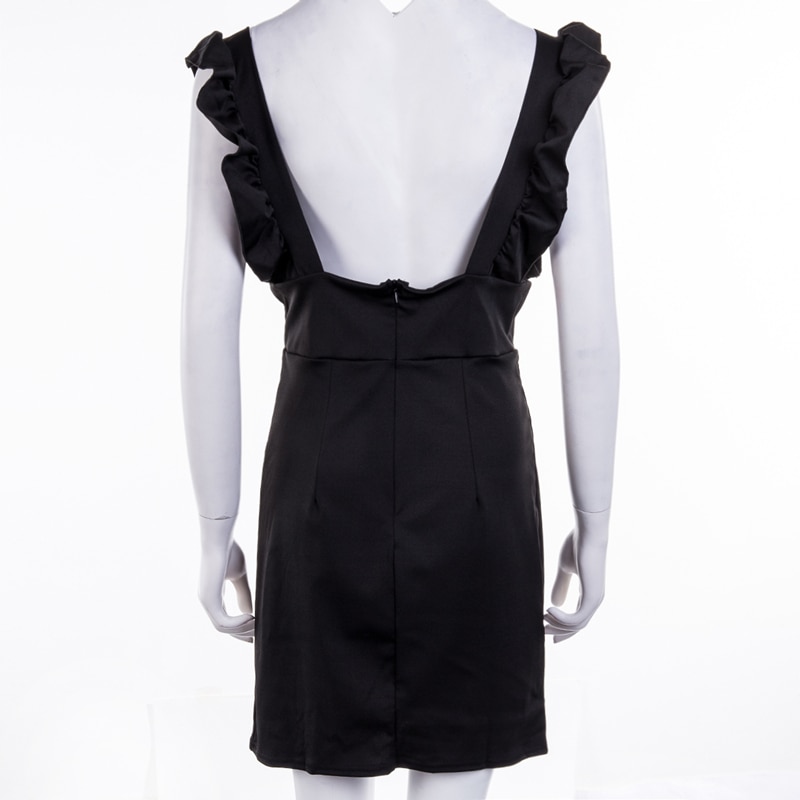 Women's Ruffled High Waist Dress
