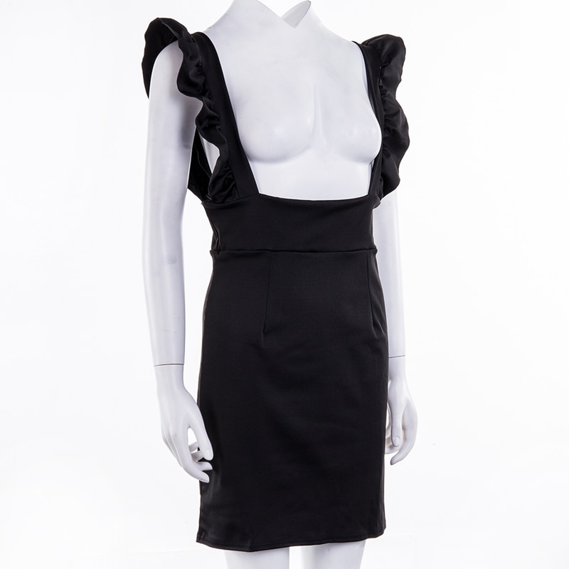 Women's Ruffled High Waist Dress