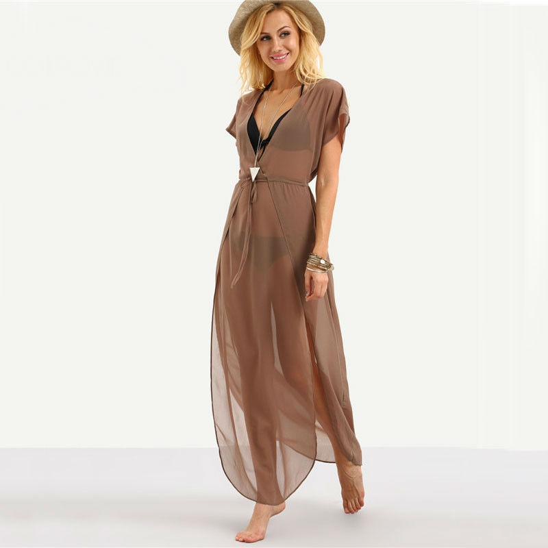 Fashion Bohemian Transparent Women's Beach Dress