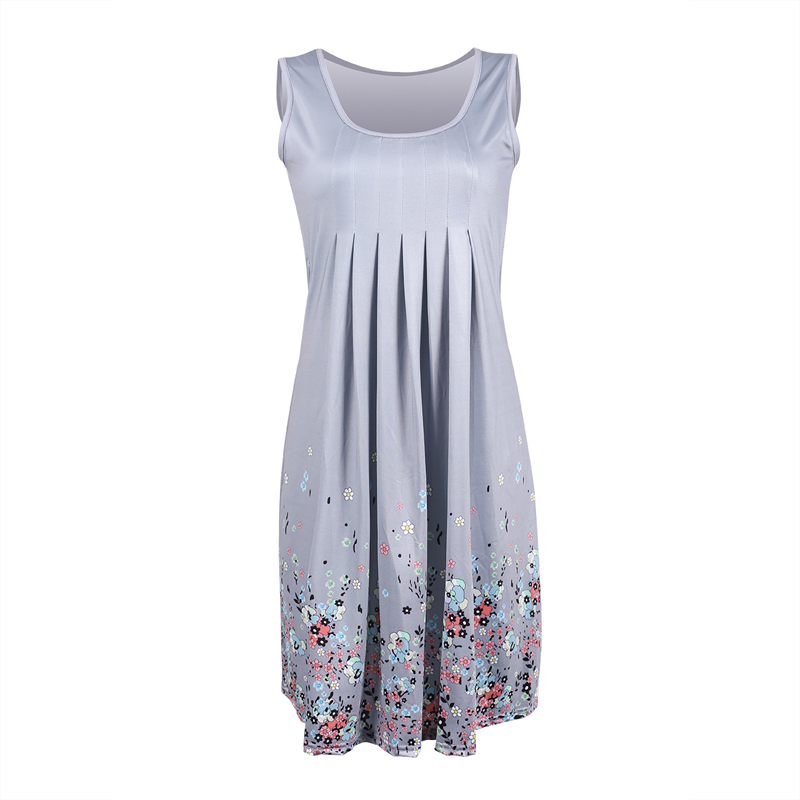 Women's Plus Size Floral Print Summer Dress