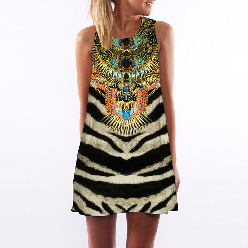 Lovely Summer Casual Sleeveless Women's Dress