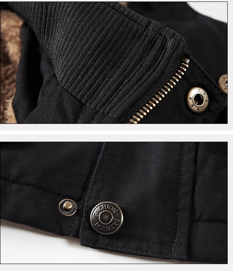 Cotton Men's Winter Coat in Different Sizes